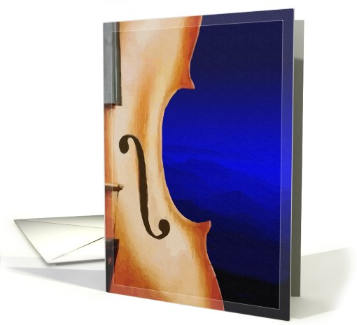 Soft Violins and Blue Hills, Missing You card (427494)