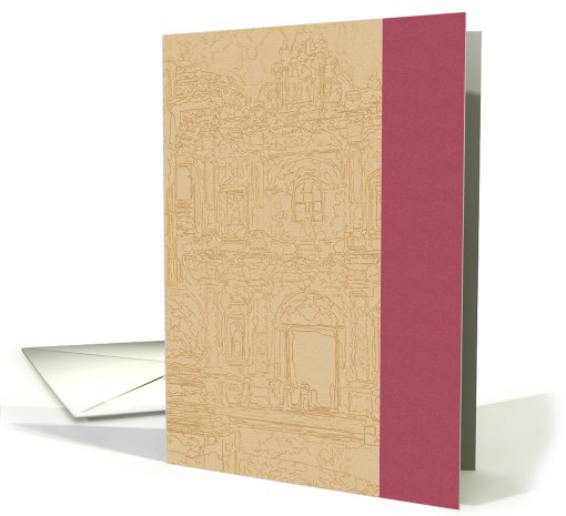 House Etching Note card (431023)