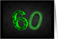 60th Birthday, It’s just a number card
