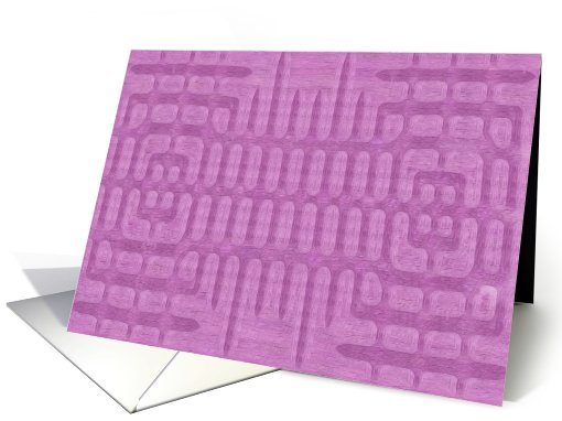 Amazed at the Maze of Life card (439492)