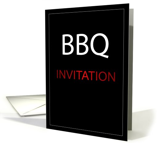 Invitation to a Barbeque card (441228)