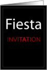 Invitation to a Fiesta card