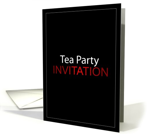 Tea Party Invitation card (441270)