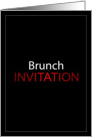 Brunch Invitation card