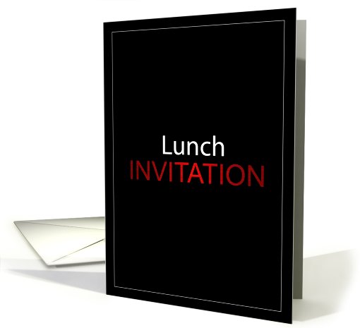 Lunch Invitation card (441276)