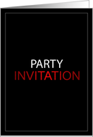 Party Invitation card