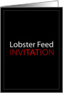 Lobster Feed Invitation card