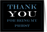 Priest Thank you