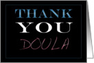 Doula, Thank You card