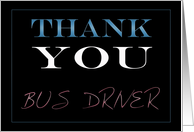 Bus Driver Thank You