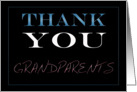 Grandparents, Thank You card