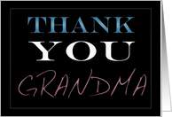 Grandmother, Thank You card