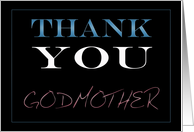 Godmother, Thank You card