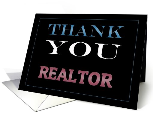 Thank You Realtor card (442877)