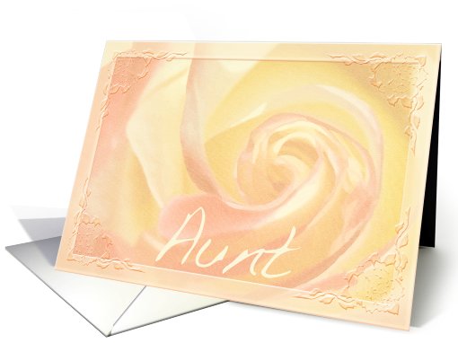 Aunt, I Miss you, Heart of the Rose card (443321)