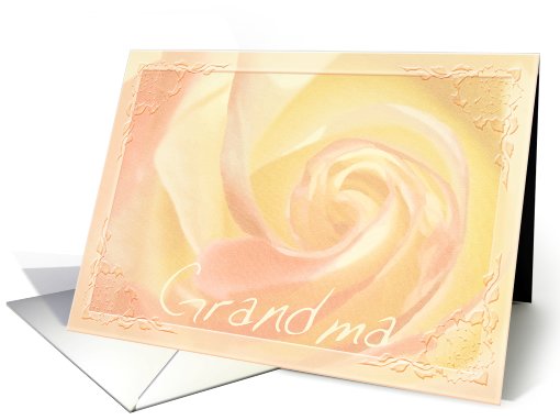 Grandma, I miss you, Heart of the Rose card (443323)