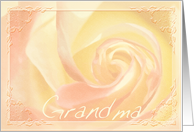 Grandma, I miss you, Heart of the Rose card
