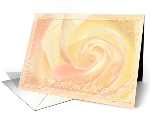 Grandmother, I miss you, Heart of the Rose card (443324)