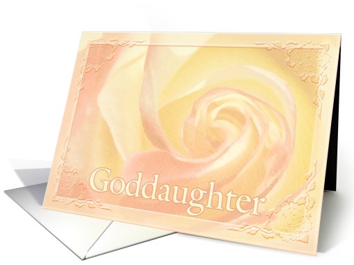 Goddaughter, I miss you, Heart of the Rose card (443334)