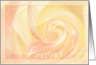 Friend, I miss you, Heart of the Rose card