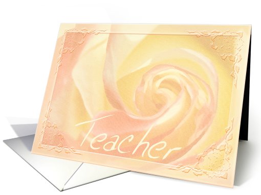 Thank you Teacher card (443349)