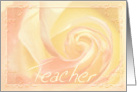 Happy Birthday Teacher card