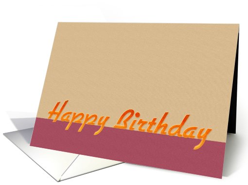 Happy Birthday card (444085)