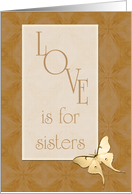 I miss you Sister card