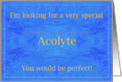 Very Special Acolyte card