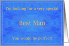 Be a very special Best Man card