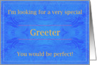 Perfect Greeter card