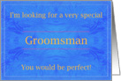 Perfect Groomsman card
