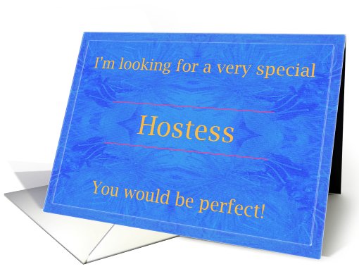 Perfect Hostess card (455463)