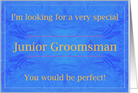 Perfect Junior Groomsman card