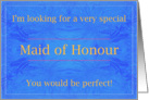 Perfect Maid of Honour card