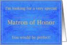 Perfect Matron of Honor card
