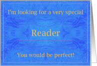 Perfect Reader card