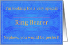 Nephew, Perfect Ring Bearer card