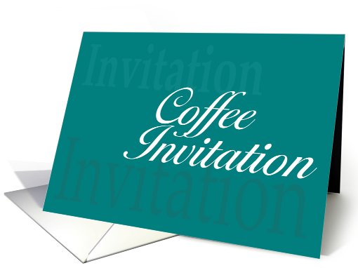 Coffee Meeting Invitation card (456897)