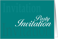 End-of-Month Party Invitation card