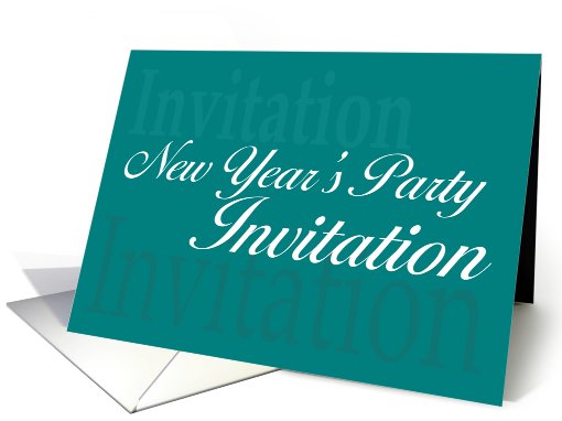 New Year's Party Invitation card (456916)