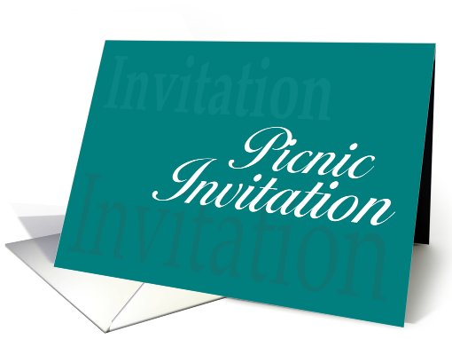 Picnic Invitation card (456921)