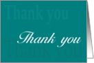 Business Thank You card