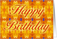 Happy Birthday card