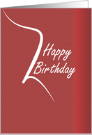 Happy Birthday Customer card