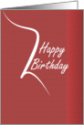 Happy Birthday Customer card