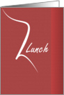 Lunch Meeting Invitation card