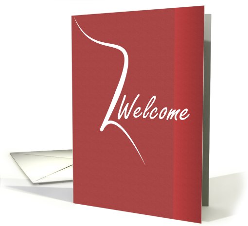 Welcome New Customer card (459936)