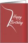 Happy Birthday Employee card