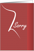 Customer Apology card